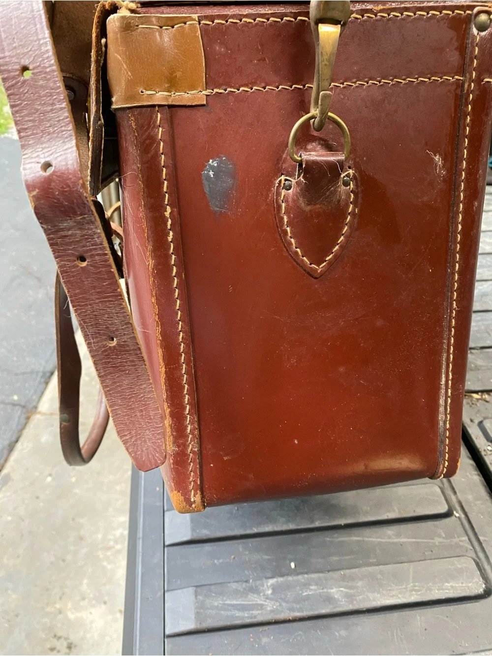 Vintage Leather Camera bag
